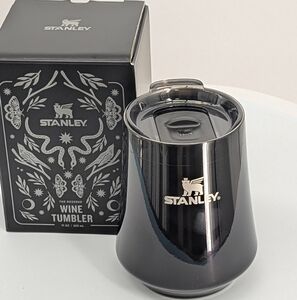 New Stanley Halloween Reverse Wine Tumber cup 11oz Purple Night Shine